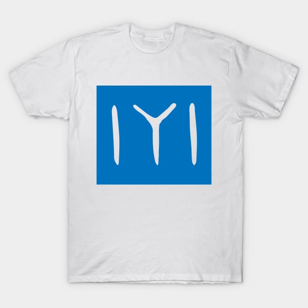 Blue Kayi Tribe Flag Symbol from Dirilis/Resurrection Ertugrul T-Shirt by TerrificTees